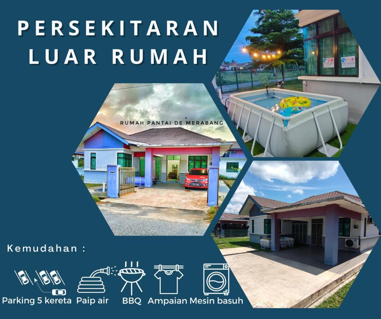 Rumah Pantai De Merabang Bachok Exterior photo